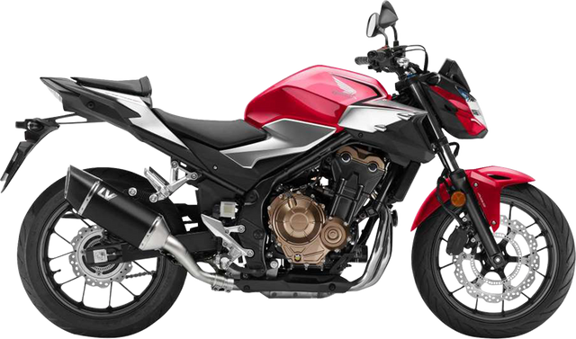 LeoVince LV-14 R Slip-On Muffler - Black - Honda CB/CBR 500 F/R/X 15634BU 2013-2026