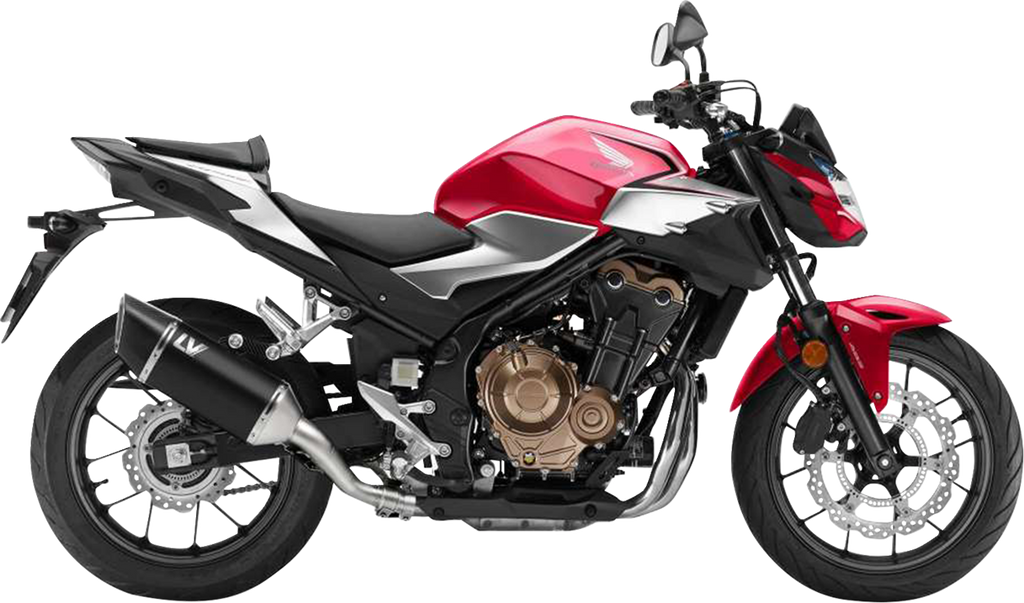 LEOVINCE LV-14 R Slip-On Muffler - Black - CB/CBR 500 F/R/X 15634BU