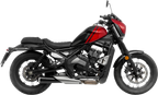 LEOVINCE Classic Racer Slip-On Muffler - Black - Claibro 700 15012BU