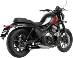 LEOVINCE Classic Racer Slip-On Muffler - Black - Claibro 700 15012BU