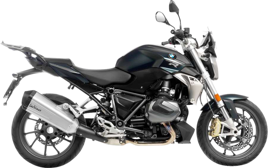 LEOVINCE LV-12 R Slip-On Muffler - Stainless Steel - R 1250 R/RS 15313U