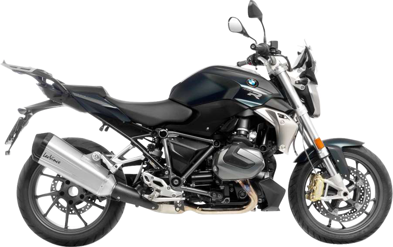 LEOVINCE LV-12 R Slip-On Muffler - Stainless Steel - R 1250 R/RS 15313U