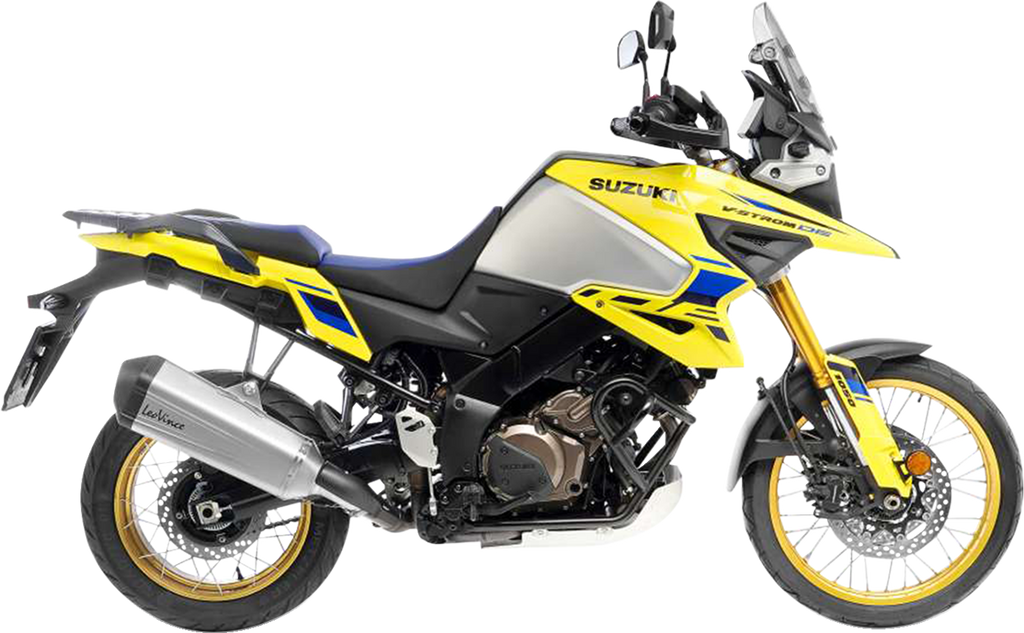 LEOVINCE LV-12 R Slip-On Muffler - Stainless Steel - V-Strom 1050 15315U