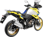 LEOVINCE LV-12 R Slip-On Muffler - Stainless Steel - V-Strom 1050 15315U