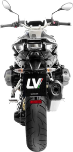 LEOVINCE LV-12 R Slip-On Muffler - Stainless Steel - R 1250 R/RS 15313U