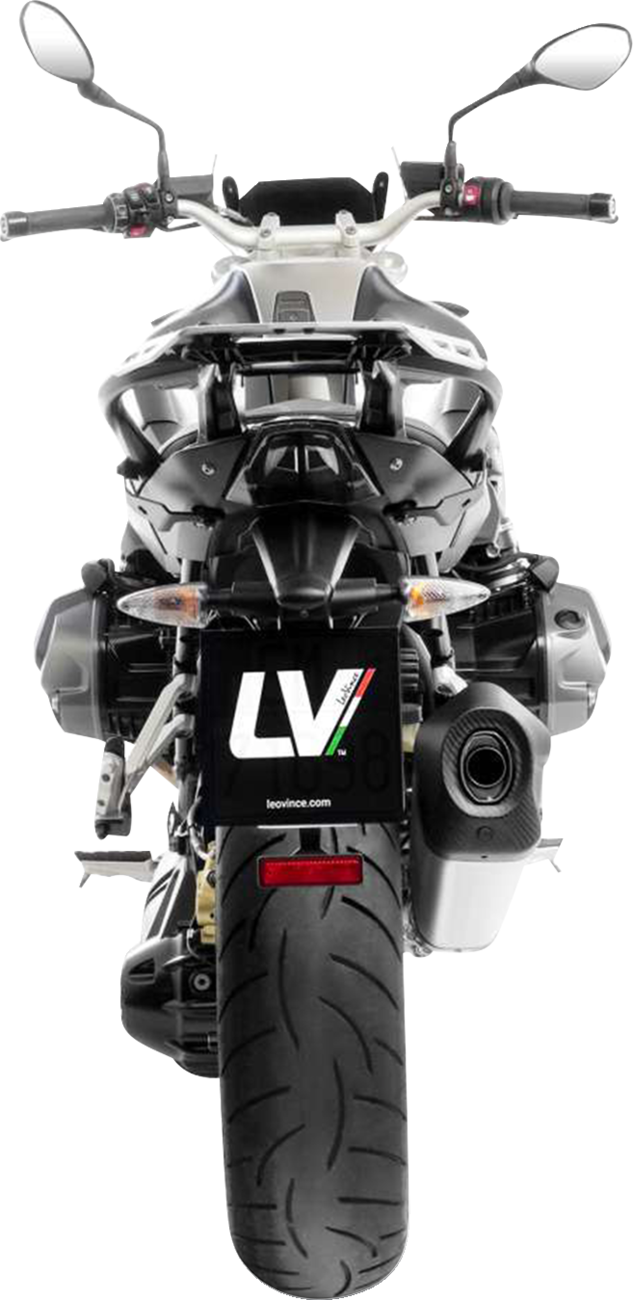 LEOVINCE LV-12 R Slip-On Muffler - Stainless Steel - R 1250 R/RS 15313U