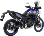 LEOVINCE LV One Evo Slip-On Muffler - High Mount - Black - Tenere 700 14465EBU: