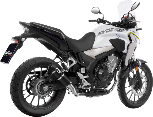 LeoVince GP Corsa Evo Slip-On Muffler - Carbon Fiber - Honda CB/CBR 500 F/R/X 15506EU 2013-2026