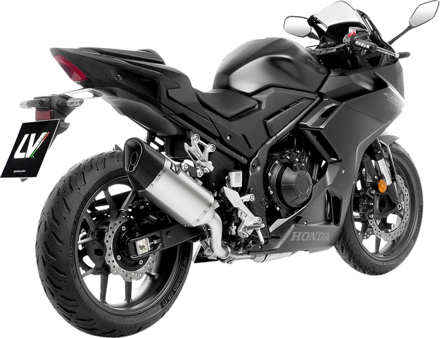 LeoVince LV-14 R Slip-On Muffler - Titanium - Honda CB/CBR 500 F/R/X 15634TU 2013-2026