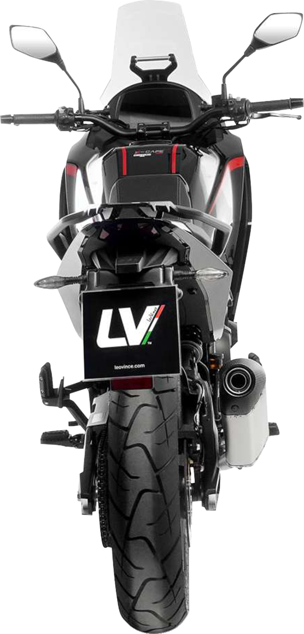 LEOVINCE LV-14 Slip-On Muffler - Stainless Steel - X-Cape 700 15633U