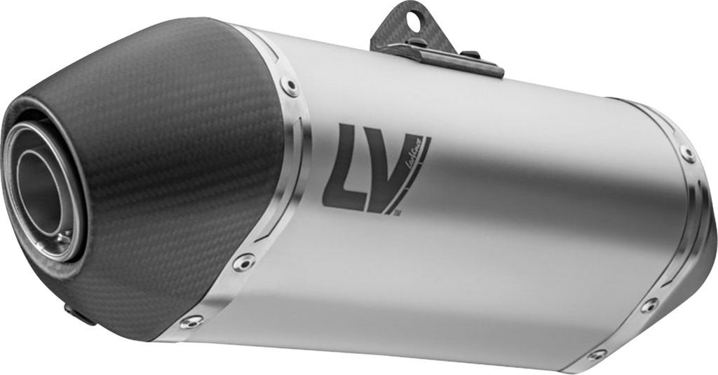 LEOVINCE LV-14 Slip-On Muffler - Stainless Steel - X-Cape 700 15633U