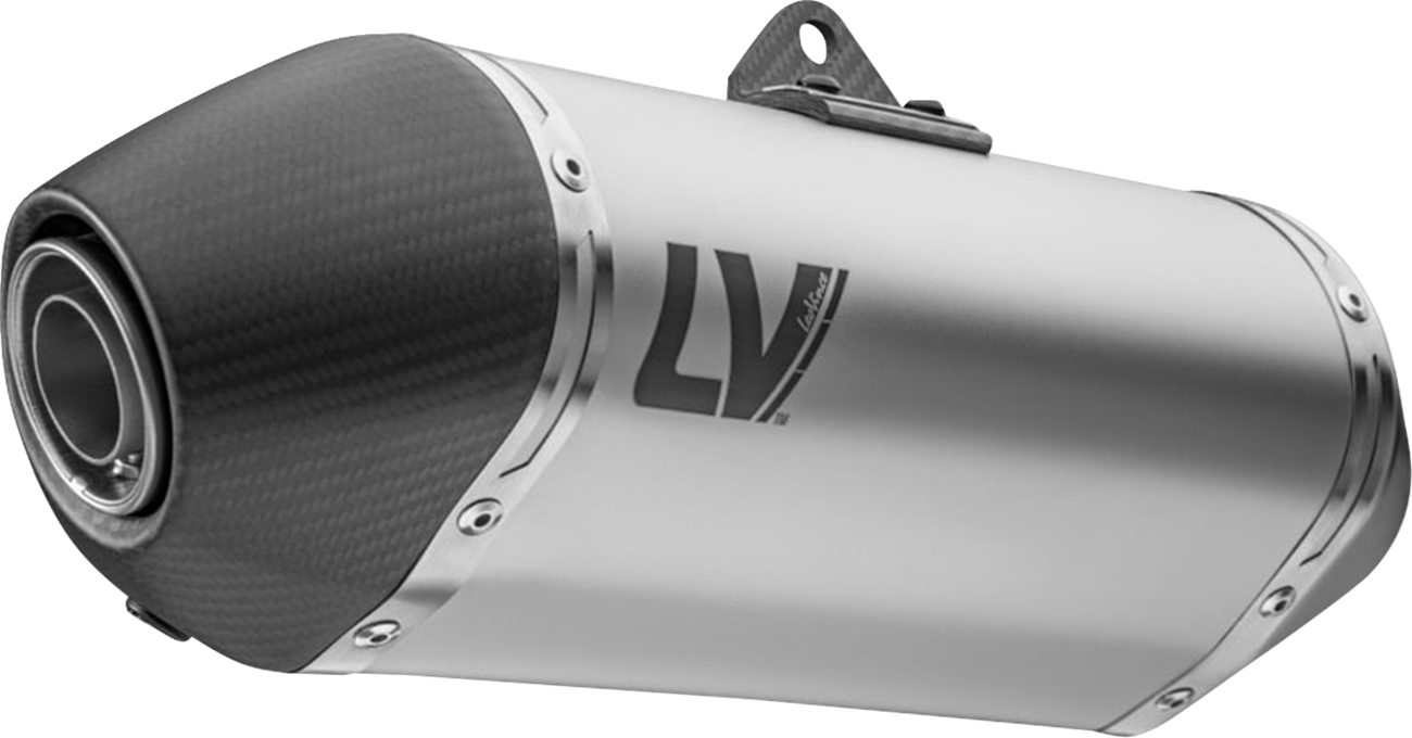 LEOVINCE LV-14 Slip-On Muffler - Stainless Steel - X-Cape 700 15633U