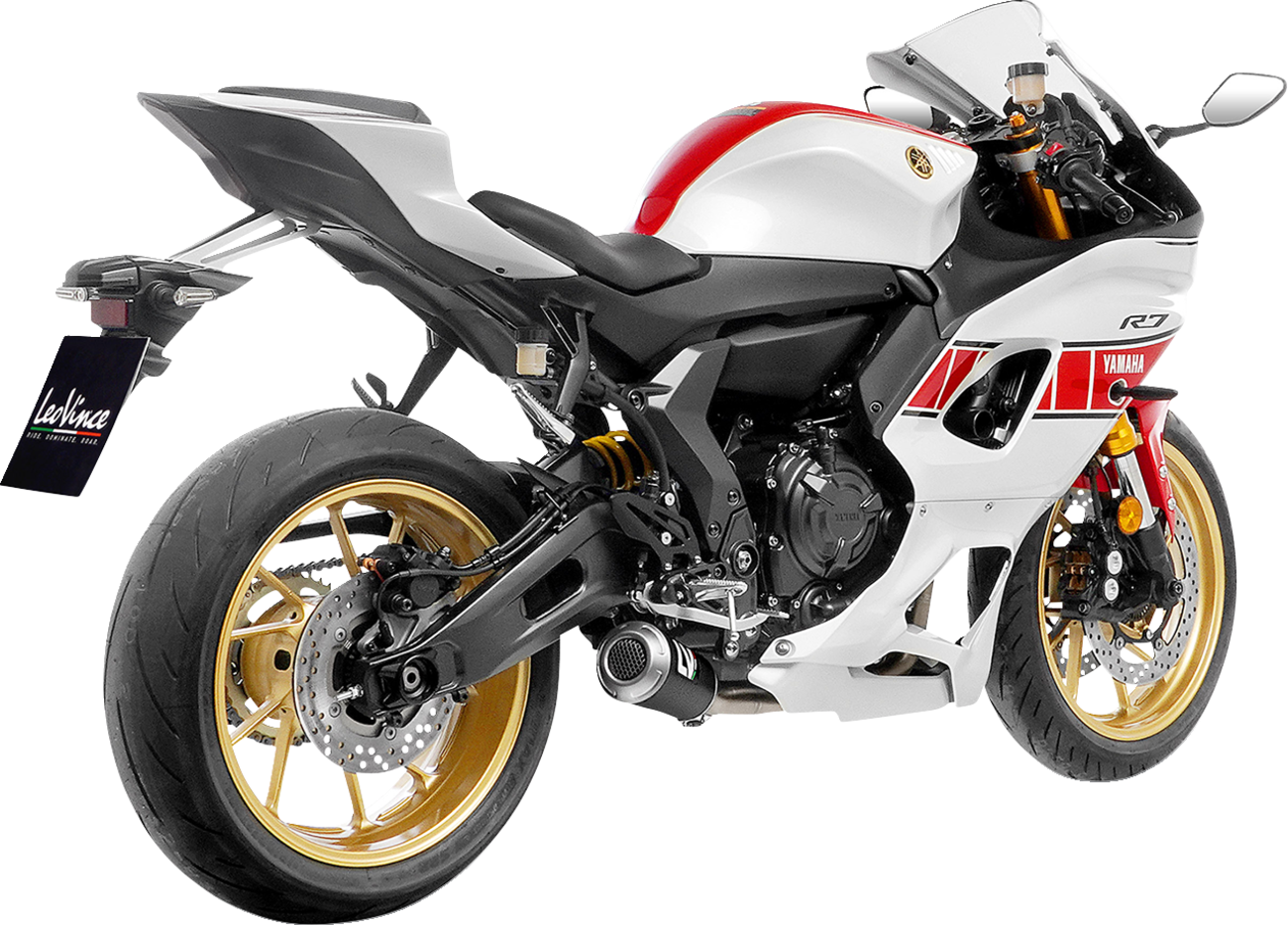 LEOVINCE 2-into-1 LV-10 Exhaust System - Carbon Fiber - Yamaha 700 15272CU
