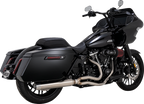 VANCE & HINES 2-into-1 Gaslighter Exhaust System - M8 Touring - Brushed 27347