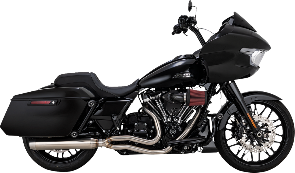 VANCE & HINES 2-into-1 Gaslighter Exhaust System - M8 Touring - Brushed 27347