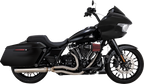 VANCE & HINES 2-into-1 Gaslighter Exhaust System - M8 Touring - Brushed 27347