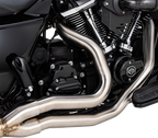VANCE & HINES 2-into-1 Gaslighter Exhaust System with Heat Shields - M8 Touring - Brushed 27346