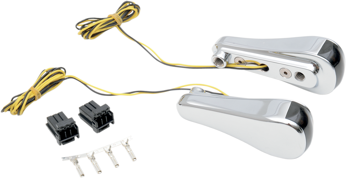 ALLOY ART Turn Signals - LED / Front / Smooth / Chrome 2020-0476