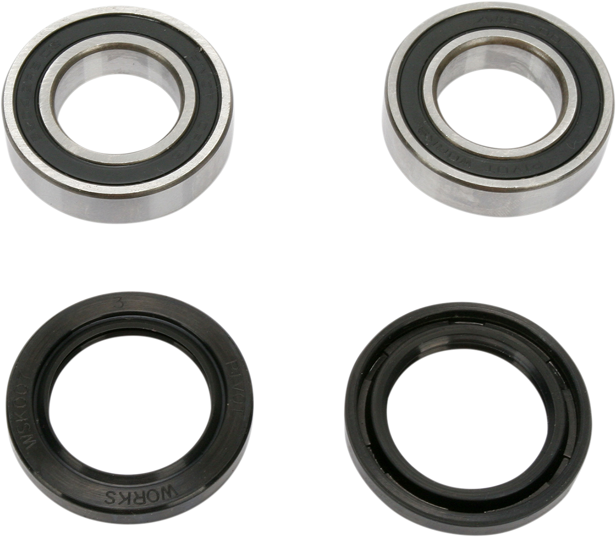 PIVOT WORKS Wheel Bearing and Seal Kit - Wheel Bearing Kit / Front / Gas Gas/Kawasaki/Suzuki FWK-K08-521