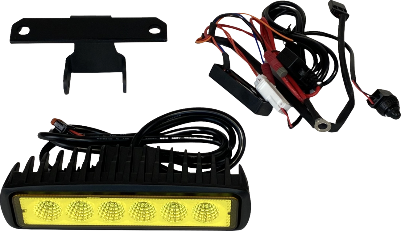 CUSTOM DYNAMICS LED Light Bar - Yellow Lens / Road FLTR 2040-3194