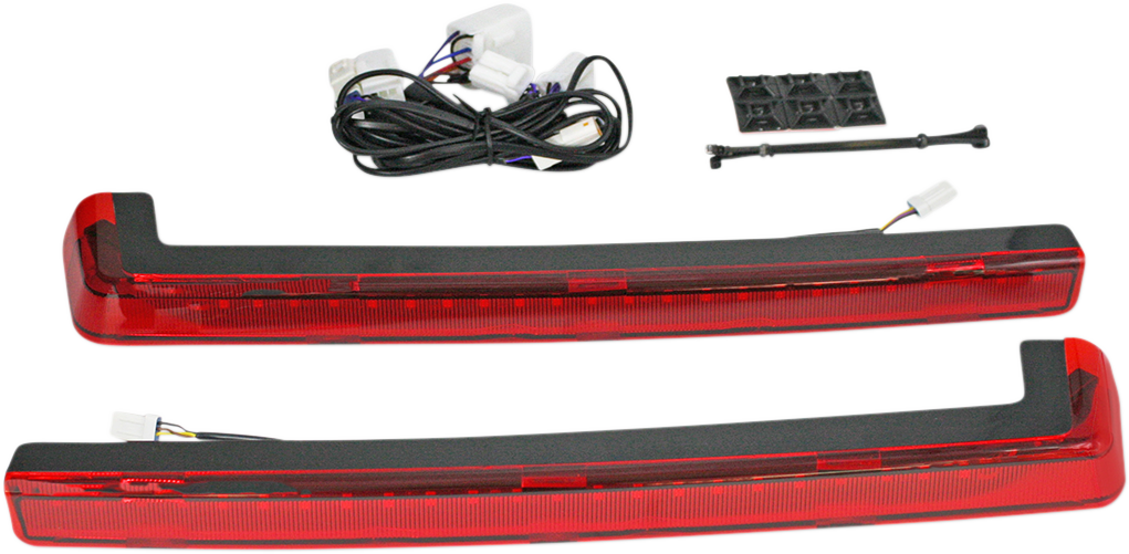 CUSTOM DYNAMICS LED Run/Brake/Turn Tour-Pak® Arms - Red Lens / '06-'13 2040-2505