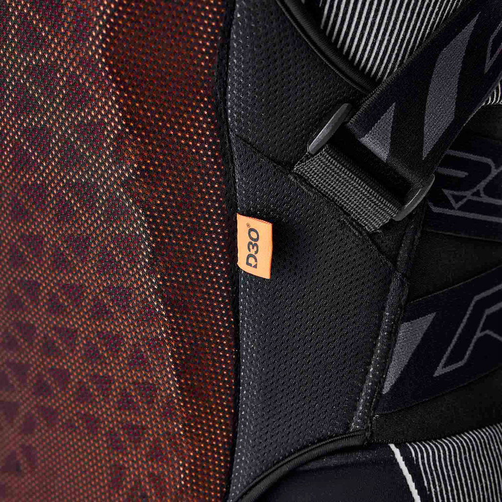 RST Race Dept D3O Back Protector Harness - Orange - View 2
