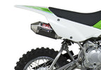 Yoshimura KLX110/L 02-26/SUZ DR-Z110 03-05 RS-2 Stainless Full Exhaust, w/ Carbon Fiber Muffler