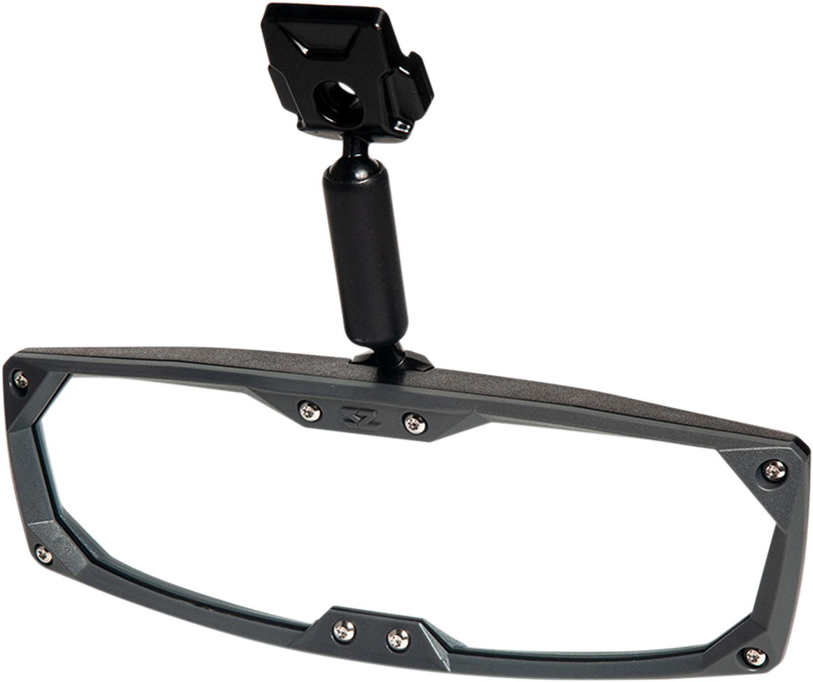SEIZMIK Halo R Rear View Mirror with ABS Bezel - Polaris Pro Fit/Can Am Profile - Mirror / Halo R / Rear View / Rectangle / Black w/Black Bezel / Polaris Pro Fit 0640-1301