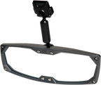 SEIZMIK Halo-R Rear View Mirror with ABS Bezel - Maverick X3 - Mirror / Halo R / Rear View / Rectangle / Black w/Black Bezel / Maverick X3/Maverick R 0640-1306