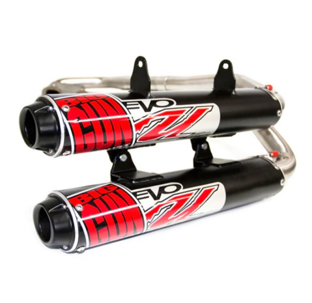 12-7853 Big Gun 11-14 Polaris RZR XP 900/RZR XP 4 900 EVO U Series Dual Full Syst Exhaust