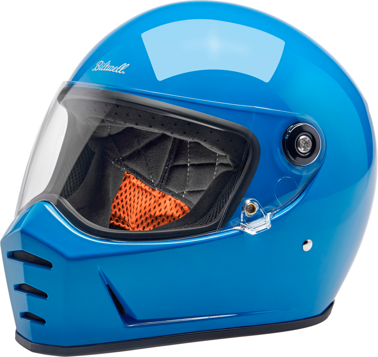 BILTWELL Lane Splitter Helmet - Gloss Tahoe Blue / Large 0101-16701