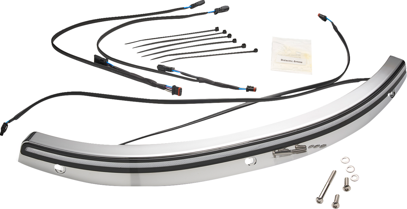 CIRO Solaire LED Windshield Trim - Chrome 2350-0583
