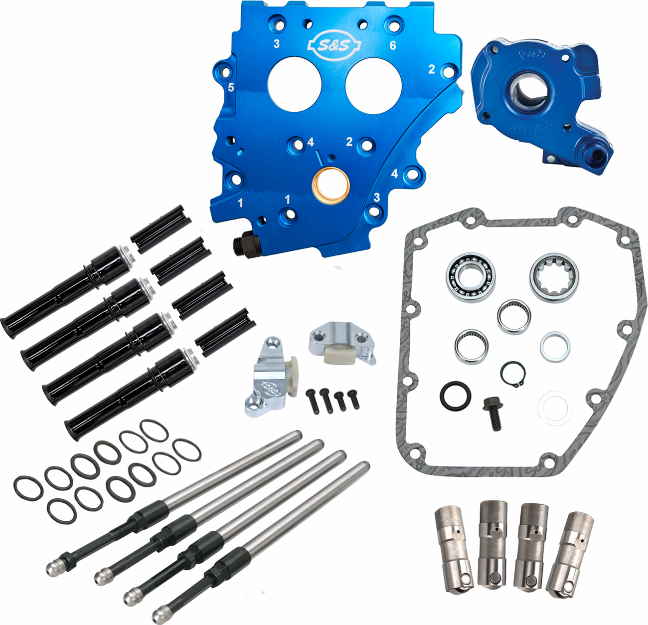 S&S CYCLE Cam Chest Kit without Cams for Chain Drive Twin Cam