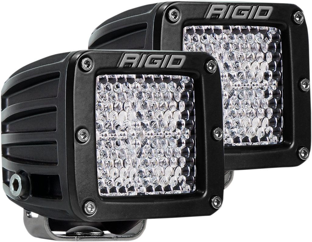RIGID INDUSTRIES D-Series LED Light — Diffused Light/Flood Light, D-Series - D-Series LED Light / Diffused / Pair 2001-1692
