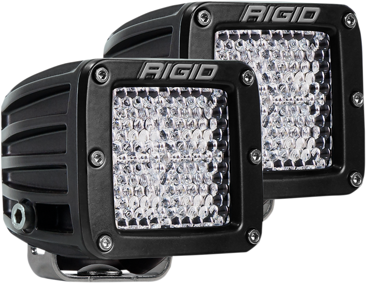 RIGID INDUSTRIES D-Series LED Light — Diffused Light/Flood Light, D-Series - D-Series LED Light / Diffused / Pair 2001-1692