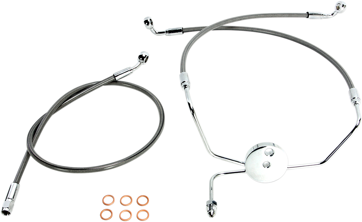 MAGNUM SHIELDING XR Stainless Extreme Response Front Brakeline Kit