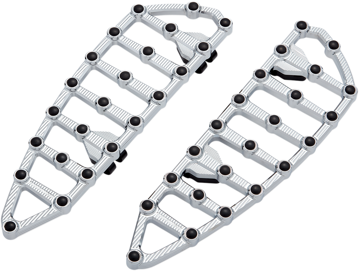 ARLEN NESS MX Driver Floorboards - Chrome 1621-0941