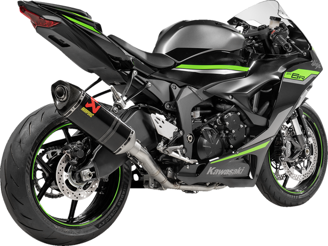 AKRAPOVIC Racing Line Exhaust System - Carbon S-K6R11-RC/1 - Kawasaki Ninja ZX-6R 2023-2026
