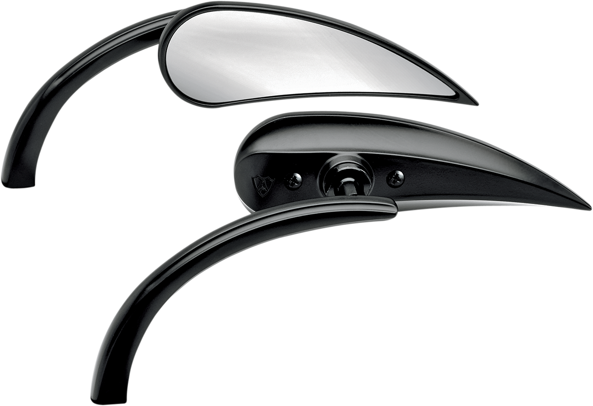 ARLEN NESS Mirror - Micro / Rad 2 / Side View / Teardrop / Black / Right 0640-0490