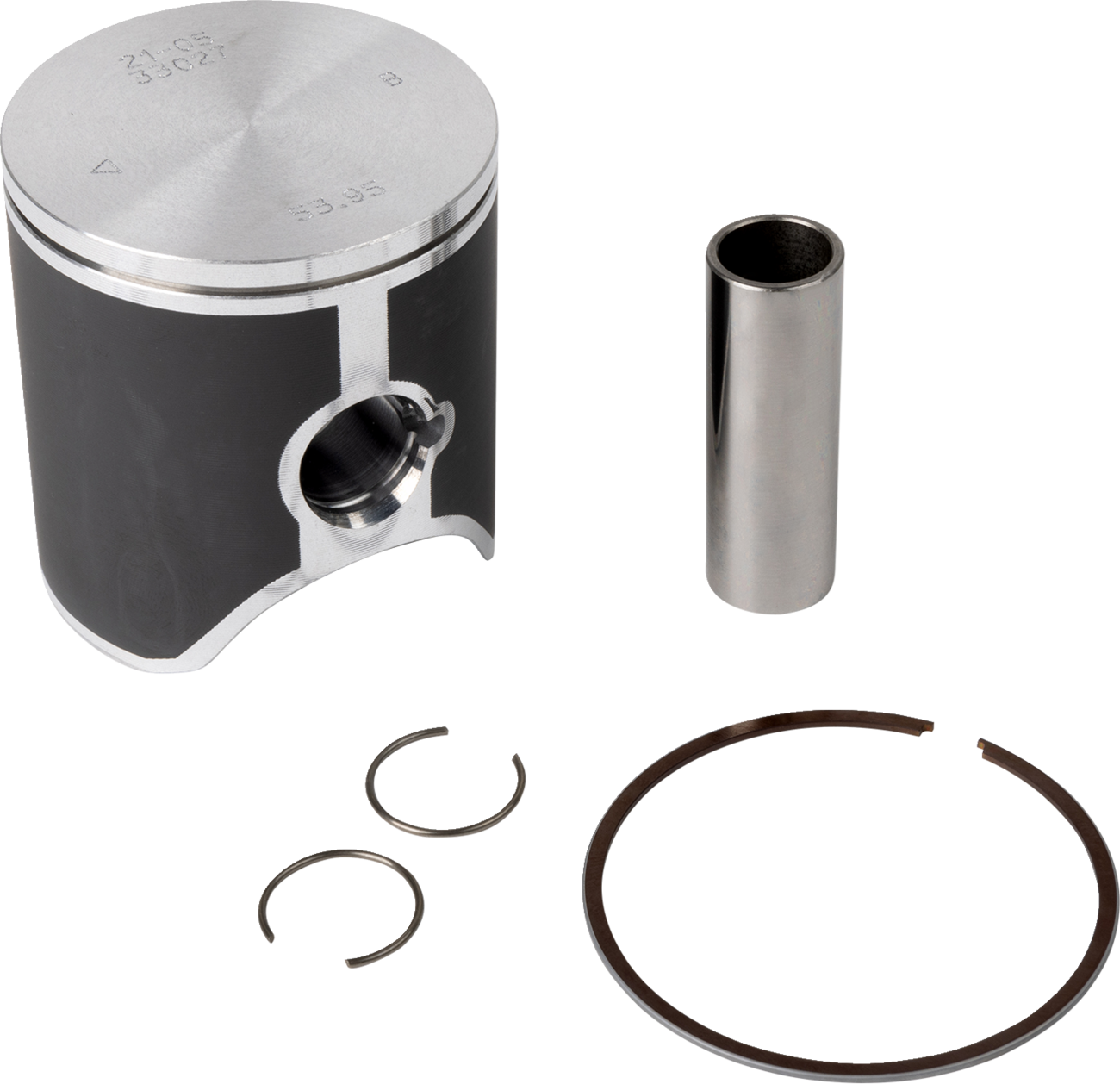 VERTEX Piston Kit Cast Replica for 2 Stroke - Piston Kit / 53.95 mm / Husqvarna CR/SM/WR 125 0910-2543