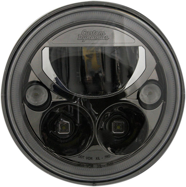 CUSTOM DYNAMICS LED Headlight - 7" / Black 2001-1262