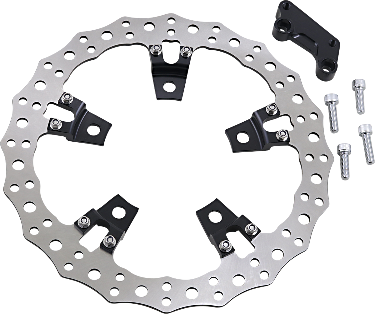 ARLEN NESS Jagged Left Brake Rotor - Touring / 14" 1710-3514