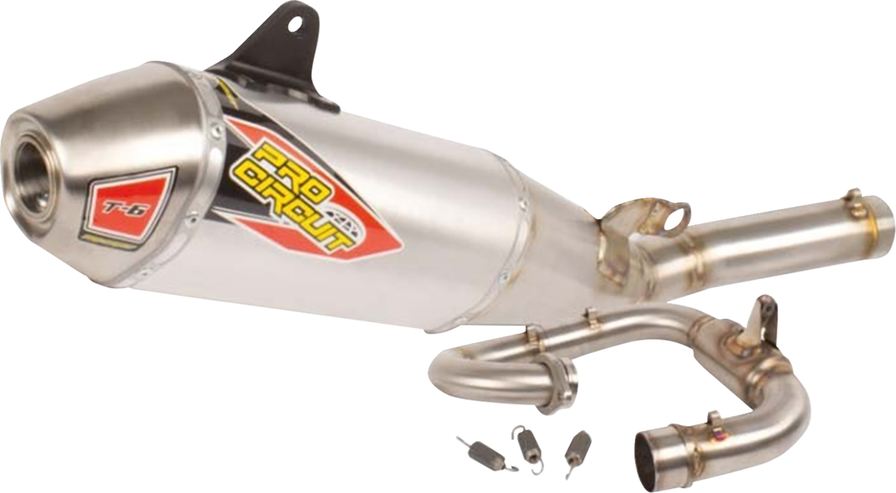 PRO CIRCUIT T-6 Exhaust System - Stainless Steel / YZ250 F/X 1820-2172