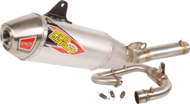 Pro Circuit T-6 Exhaust System - Stainless Steel / YZ250 F/X 1820-2172