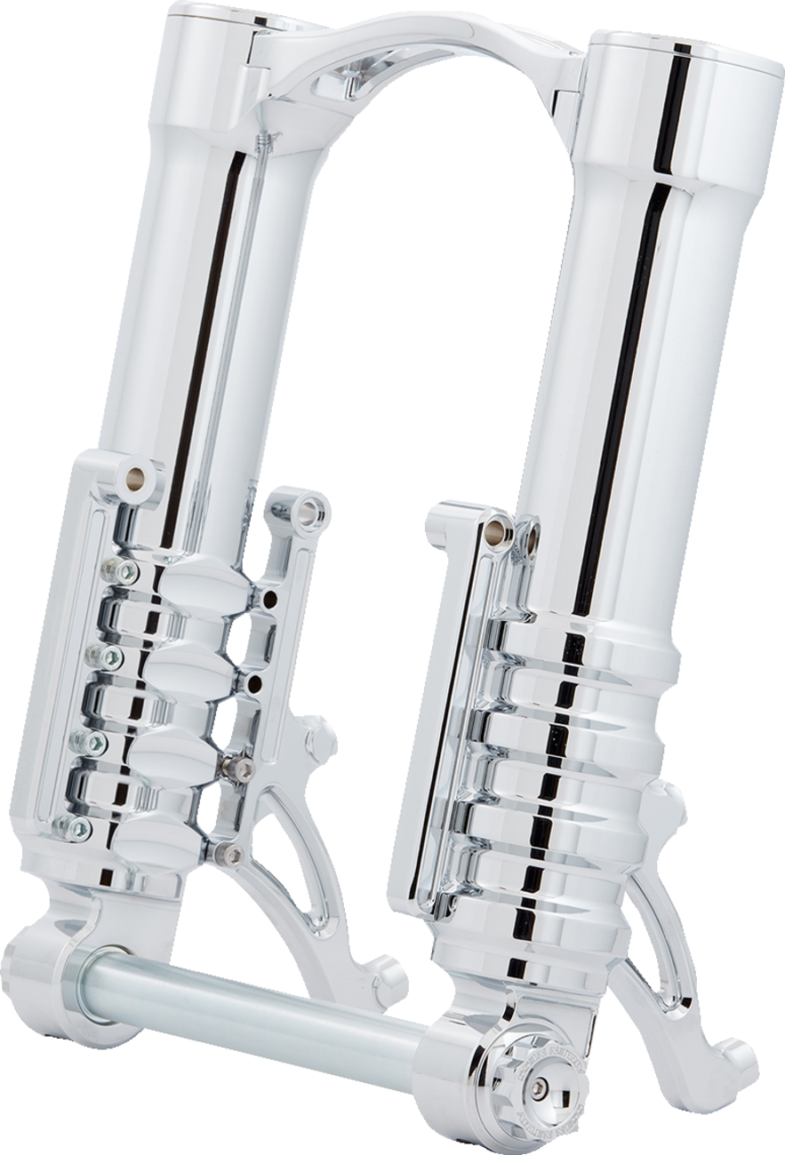 ARLEN NESS Fork Legs - 49 mm / Chrome / For Custom Radial Mount Brake Caliper 0403-0176