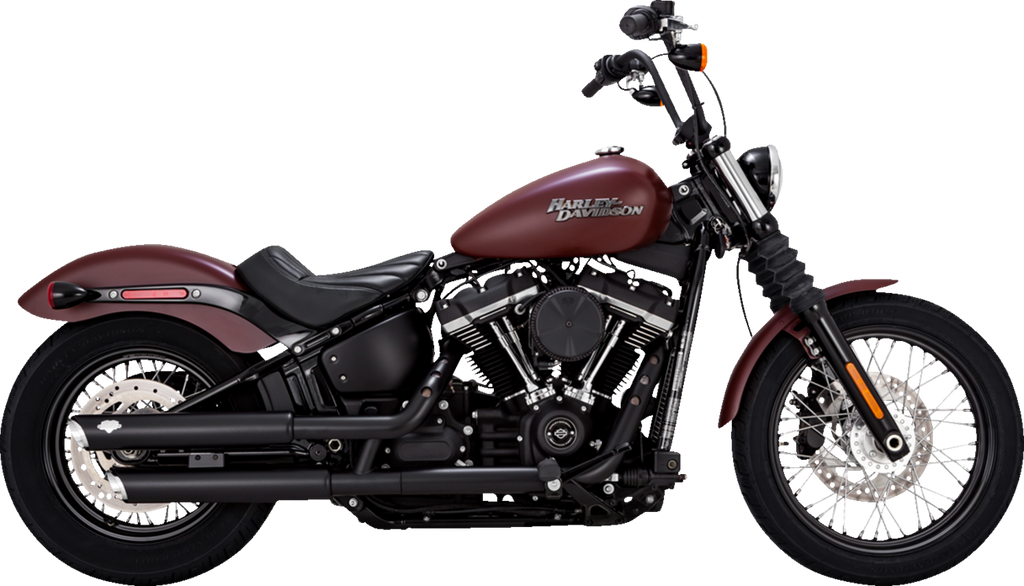 3" Twin Slash Slip-On Mufflers - Black