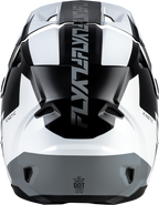FLY Racing Kinetic Crest Helmet (2026) - Black / White / Grey - View 5
