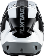 FLY Racing Kinetic Crest Helmet (2026) - Black / White / Grey - View 21