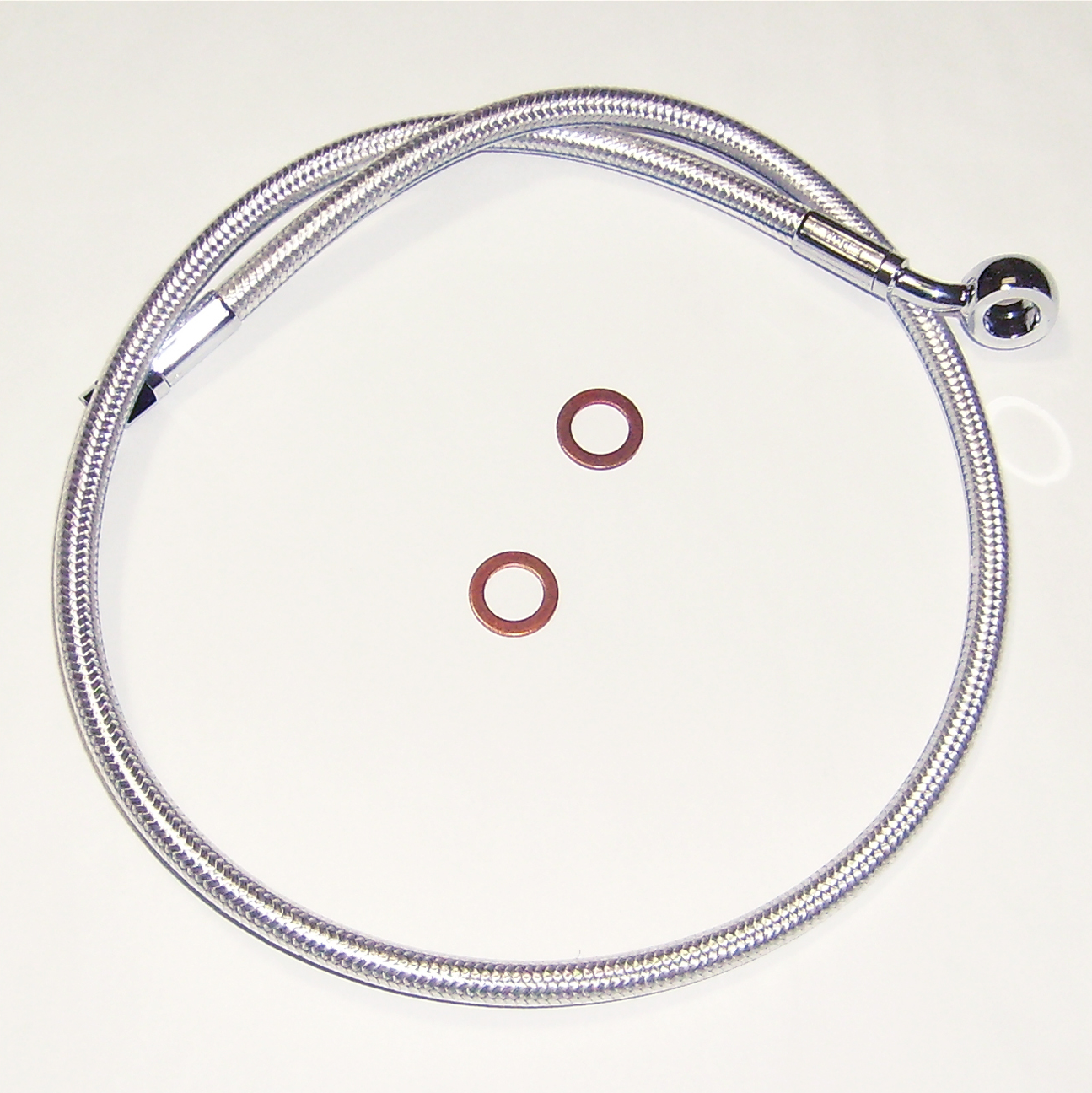 MAGNUM SHIELDING Alternate Length Designer Series ABS-Specific Front Brake Line Kit