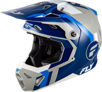 FLY Racing Formula CP Seal Helmet (2026) - Navy / Blue / Grey - View 18